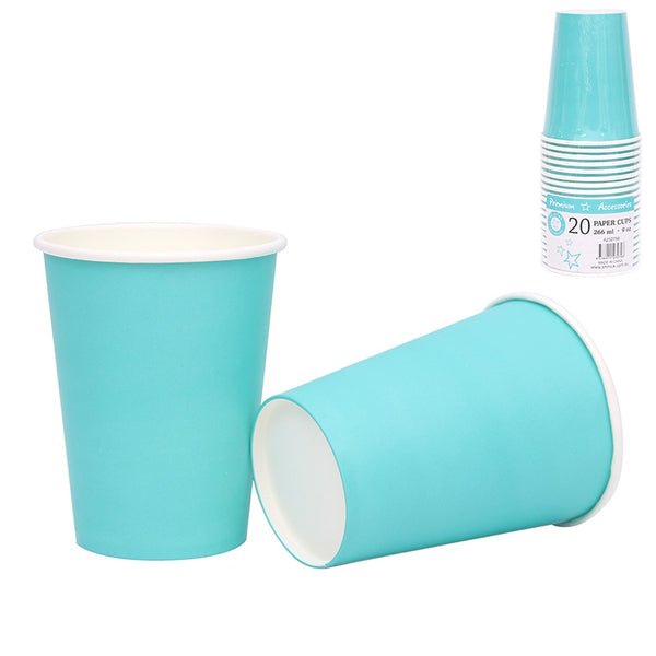*20 266ML CUPS-TEAL